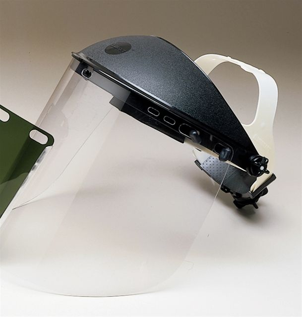 JACKSON SAFETY* F20 Polycarbonate FaceShields, Clear, Polycarbonate, Universal Hole Pattern - Faceshields & Visors